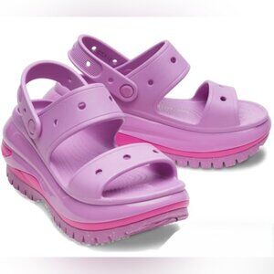 NIB Crocs Mega Crush Sandals In Pink  7